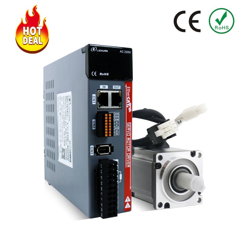 Ethercat AC серво мотор 600W 3000 вртежи во минута 1,91nm комплет